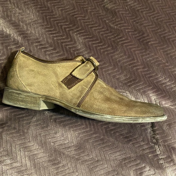 Bacco Bucci Olive Green Monk Strap - Picture 2 of 6